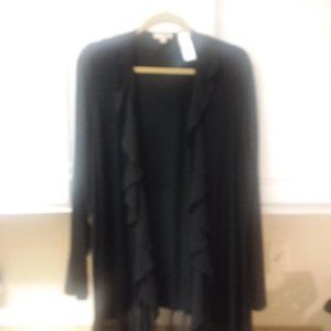 Rhonda Shear "Ahh" Chiffon Trim Comfort Wrap 1X